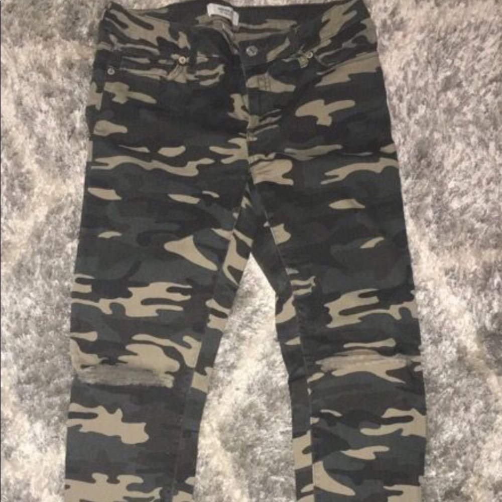 Forever 21 Camo Jeans